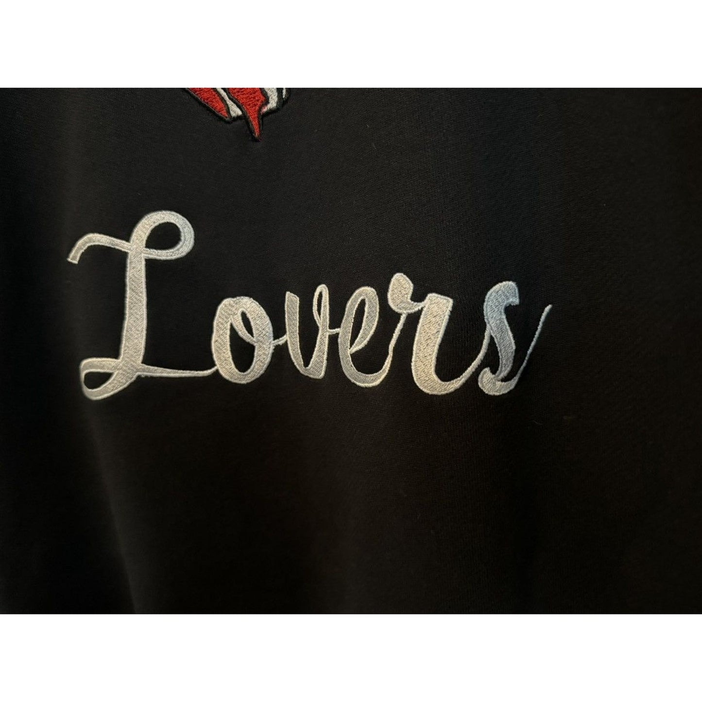 Amiri Lovers Embroidered Cashmere Blend Hoodie