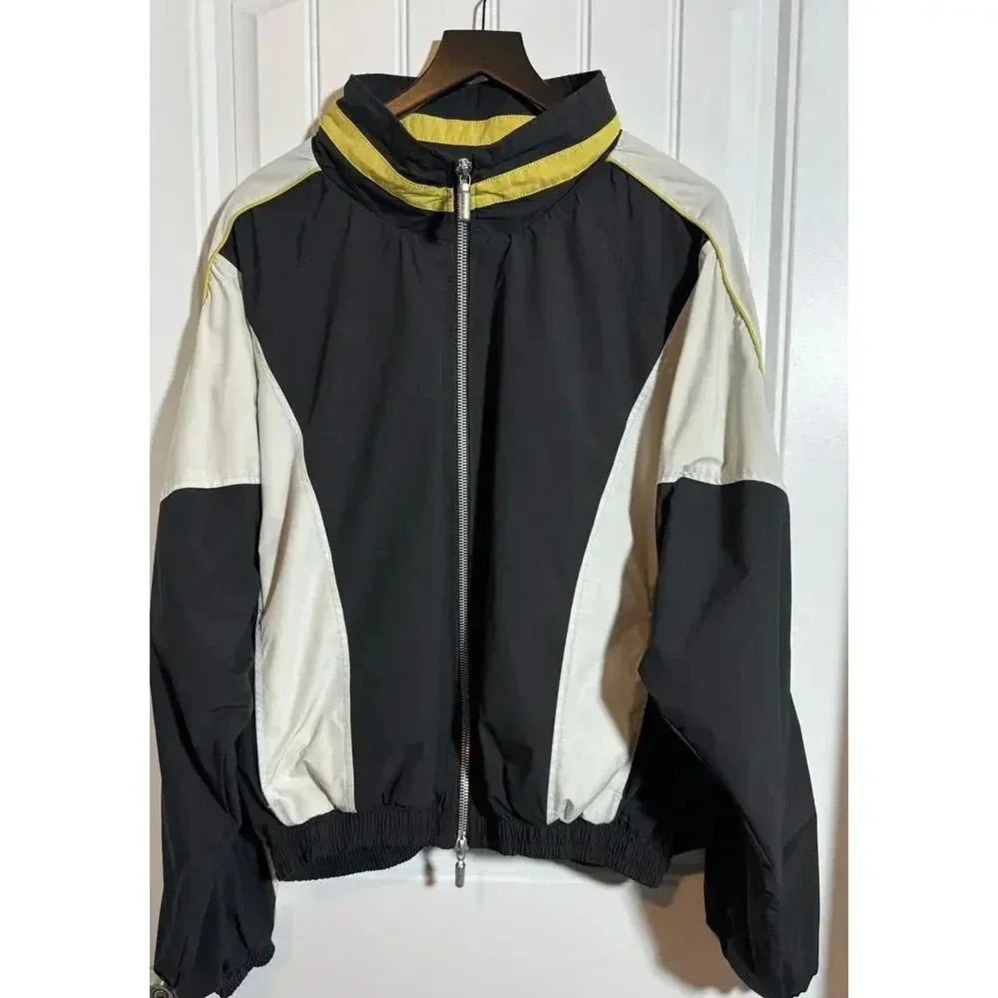 EUC Rhude Color-Blocked Funnel-Neck Jacket