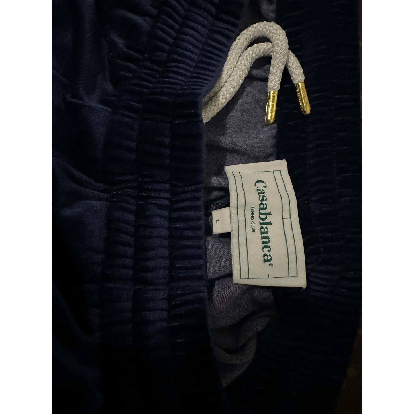 EUC Casablanca Laurel Velour Tracksuit Bottom