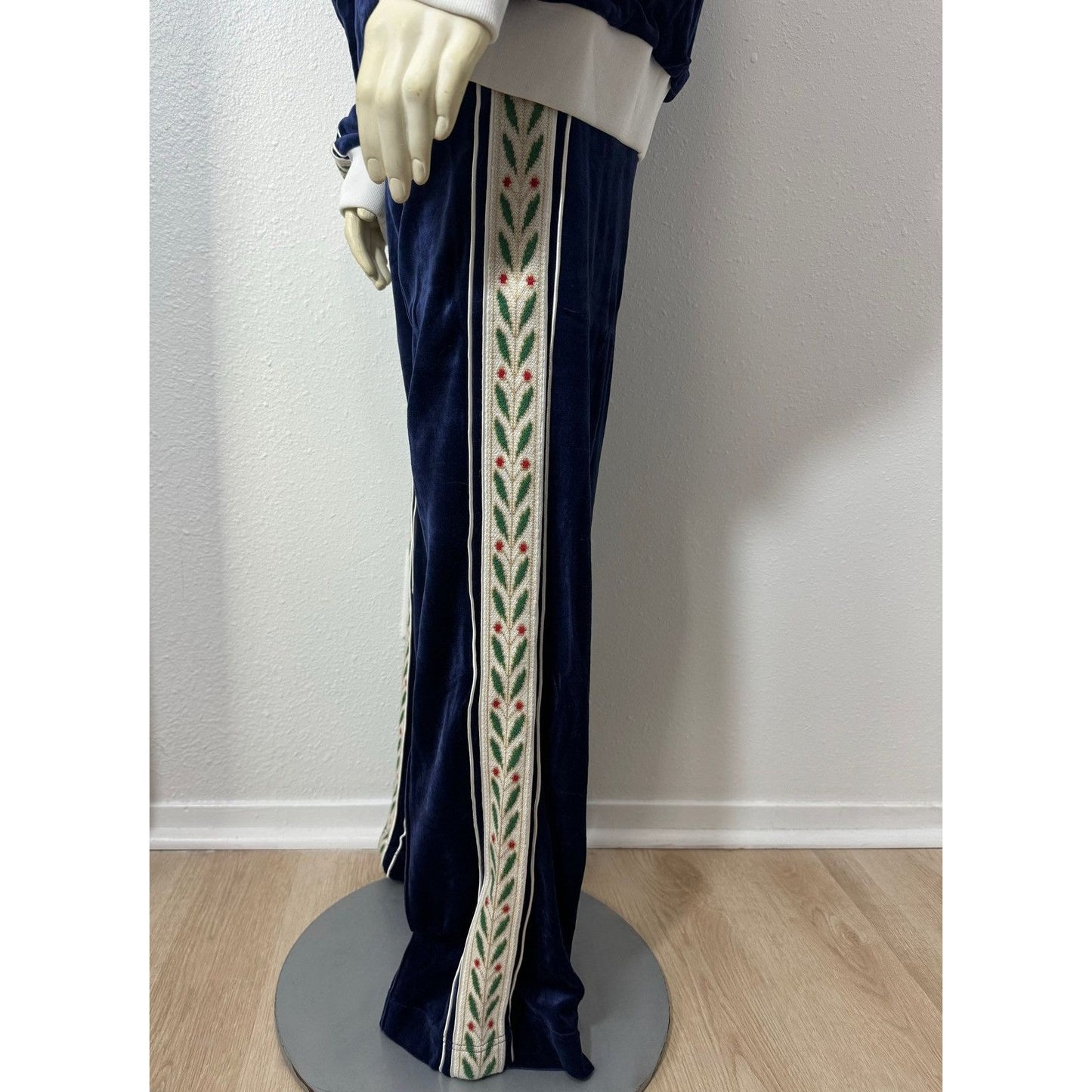 EUC Casablanca Laurel Velour Tracksuit Bottom
