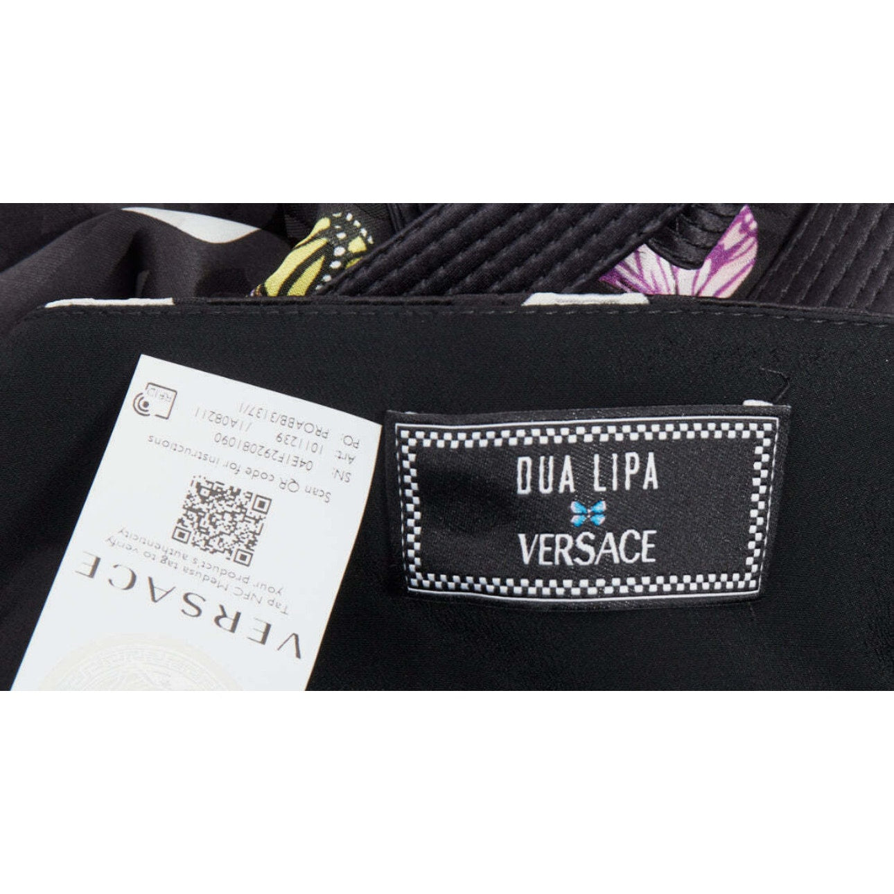 Versace x Dua Lipa La Vacanza Runway Butterfly Harness Dress