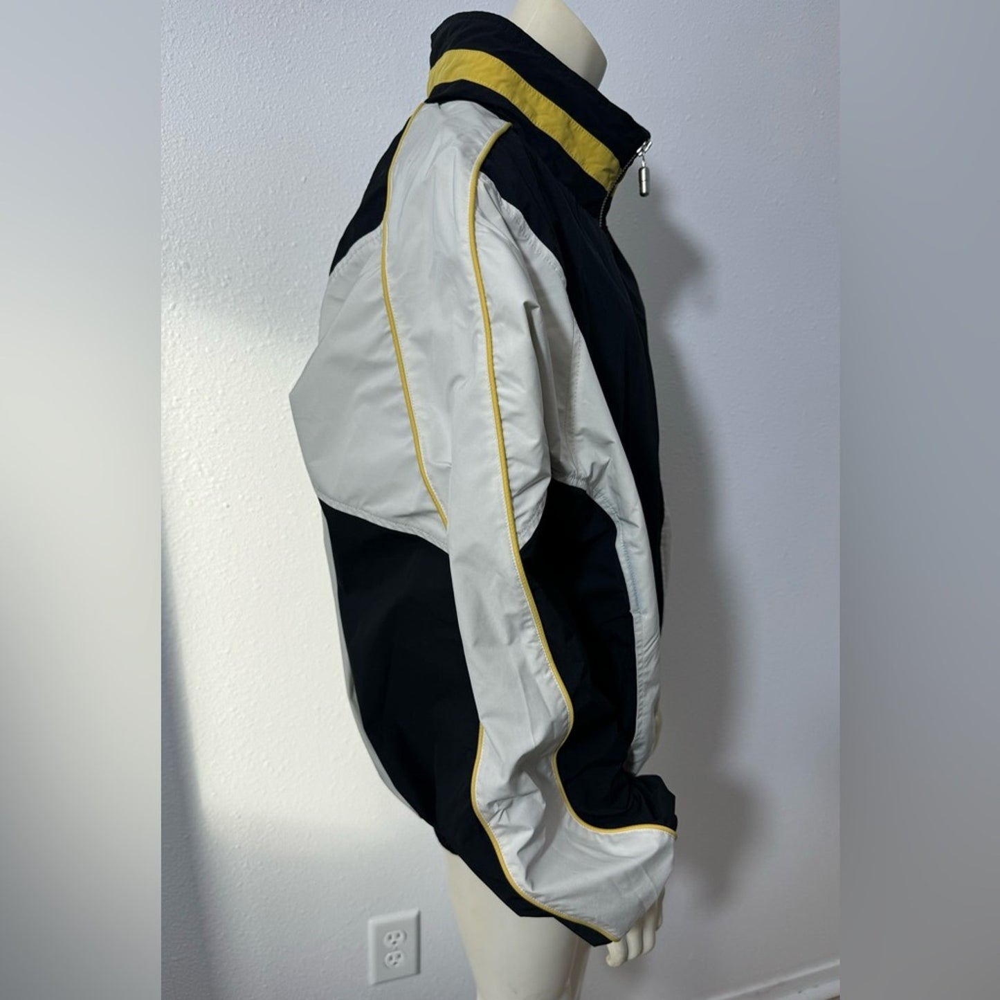 EUC Rhude Color-Blocked Funnel-Neck Jacket
