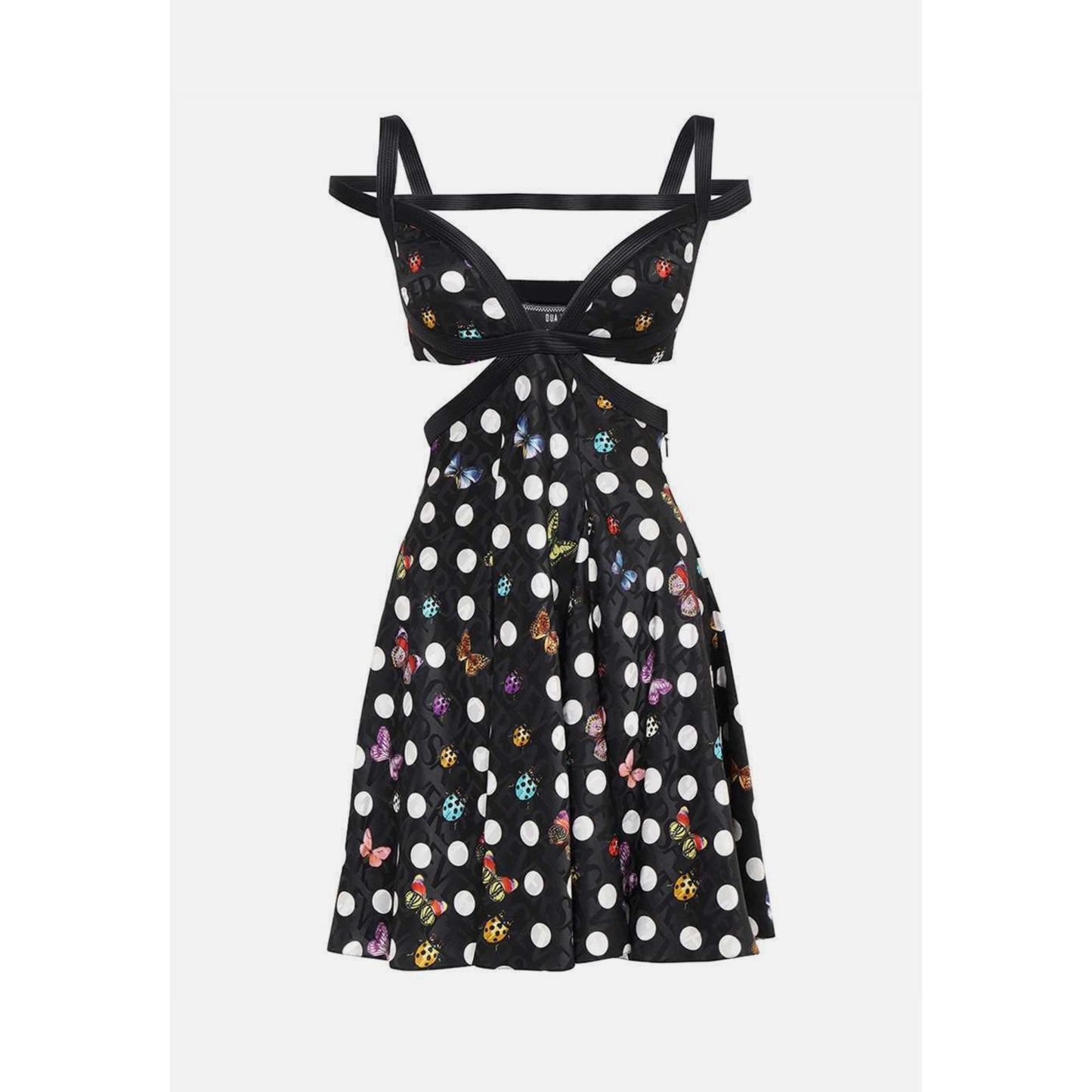 Versace x Dua Lipa La Vacanza Runway Butterfly Harness Dress
