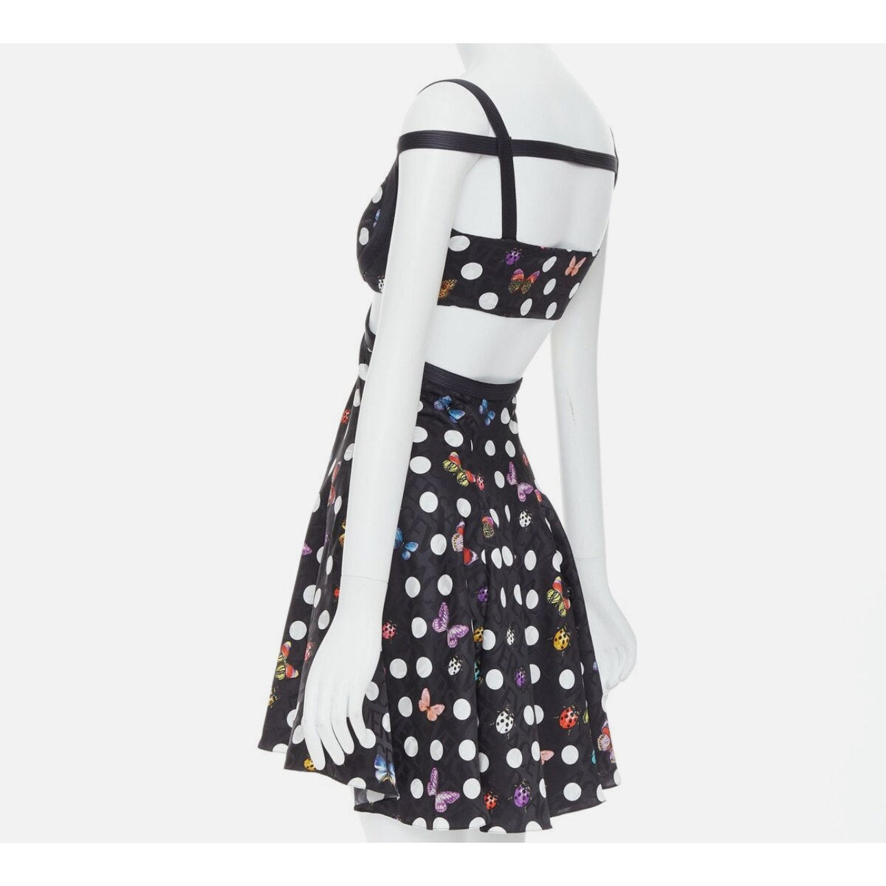 Versace x Dua Lipa La Vacanza Runway Butterfly Harness Dress