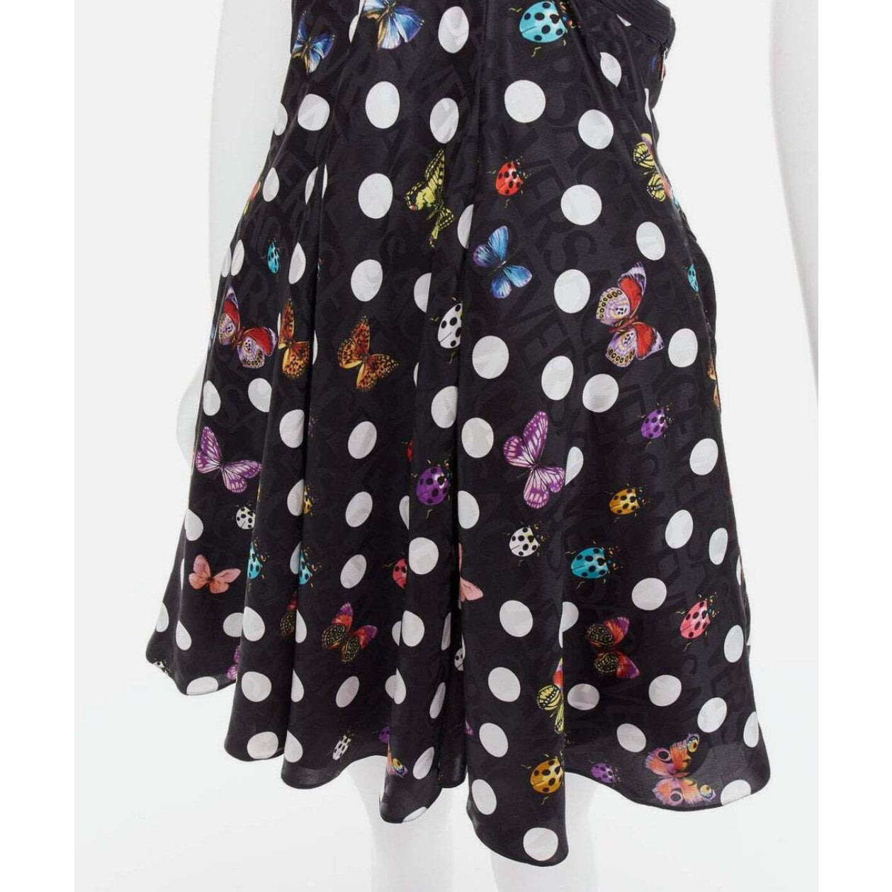 Versace x Dua Lipa La Vacanza Runway Butterfly Harness Dress