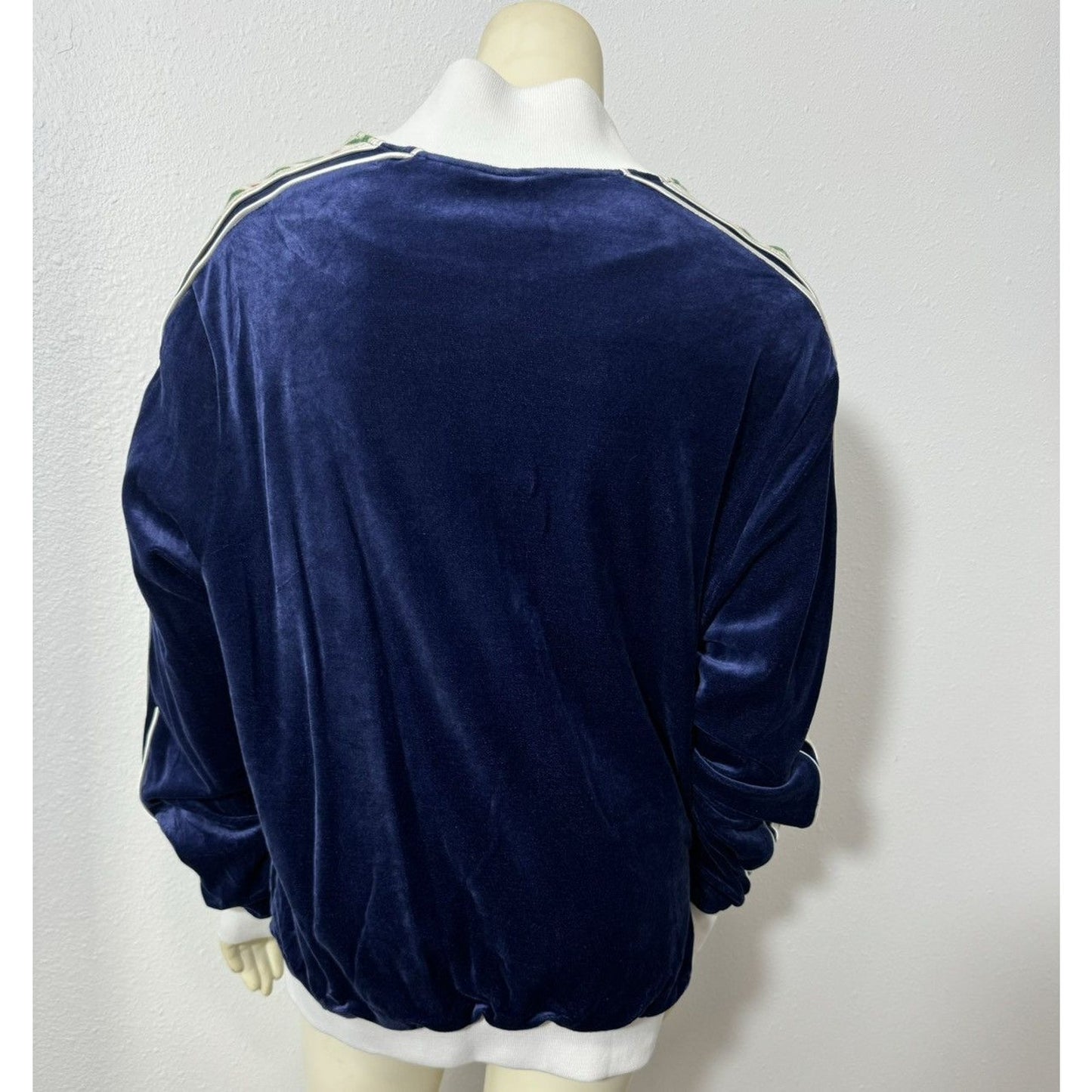 Casablanca Laurel Velour Tracksuit Top