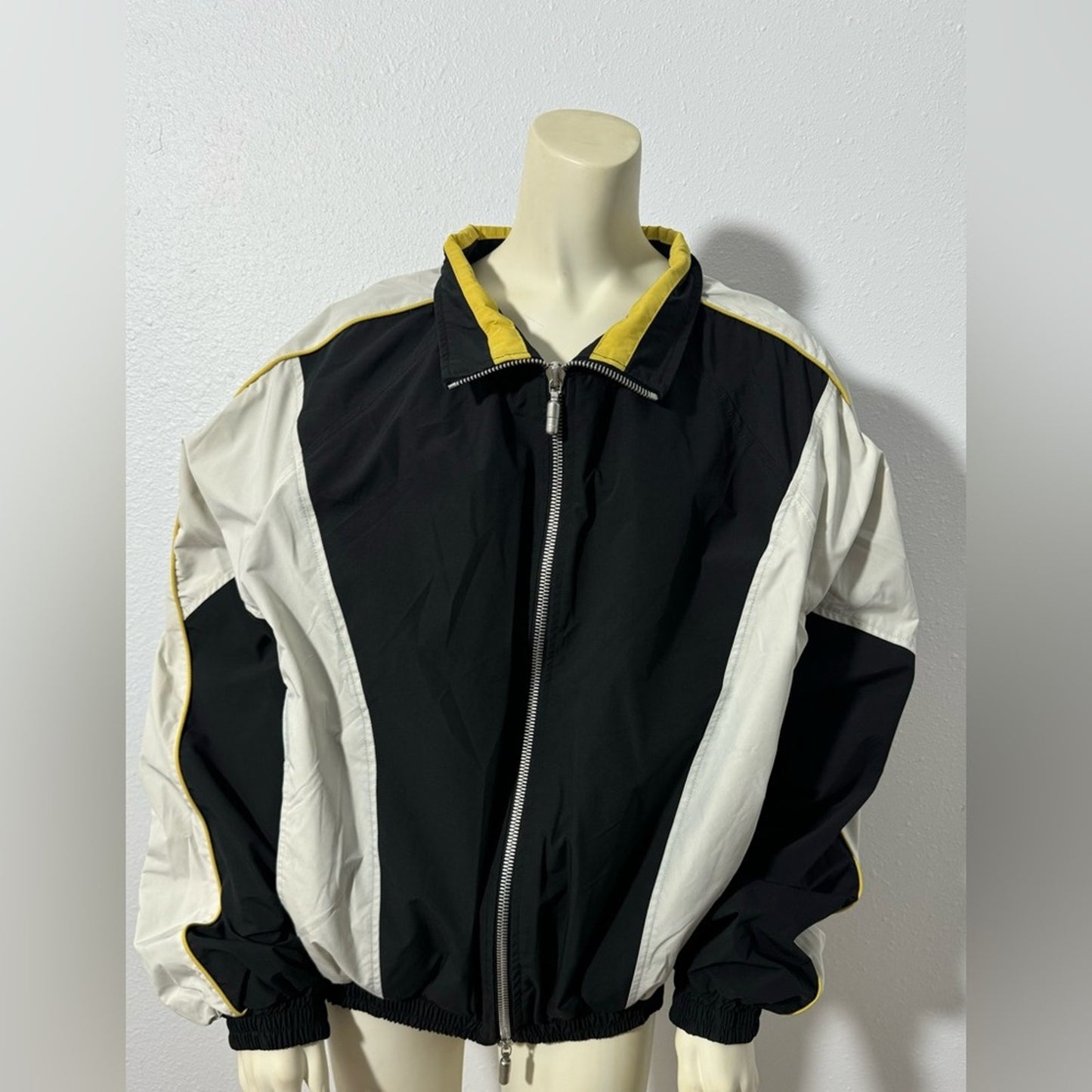 EUC Rhude Color-Blocked Funnel-Neck Jacket